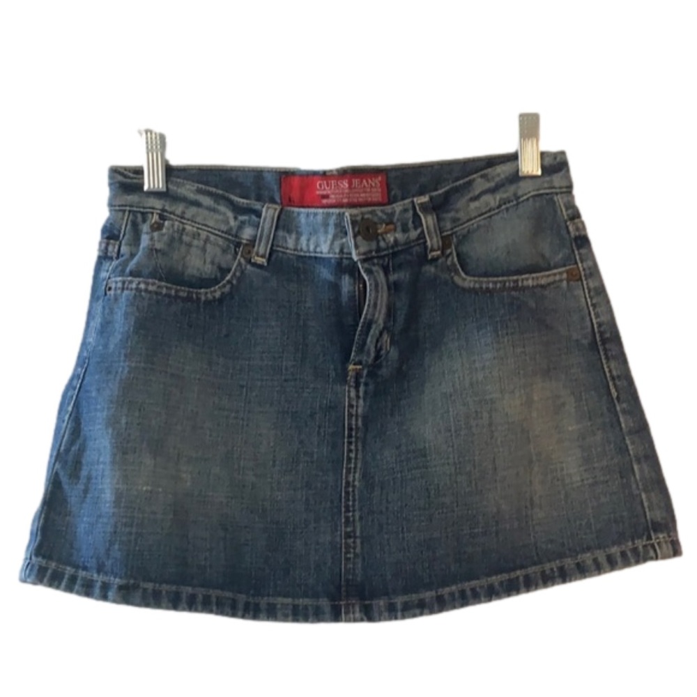 Guess Denim Skirt length about 12.5 inches